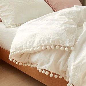 Pom Fringe Duvet Cover (King)